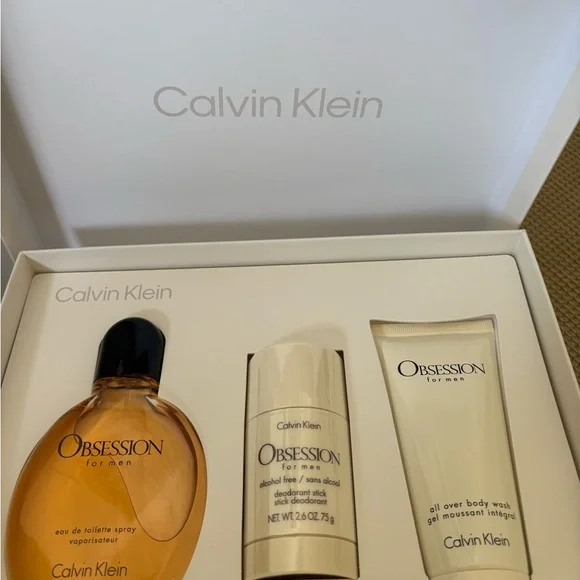 Calvin Klein Obsession for Men Fragrance Set - Amber and White - Picture 2 of 6